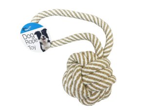 Bulk GE642 Rope Ball Pet Dog Toy