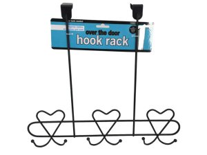 Bulk HC510 Iron Heart-shaped Over The Door Hook