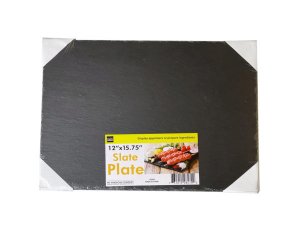 Bulk GE604 12quot; X 15.75quot; Slate Serving Plate