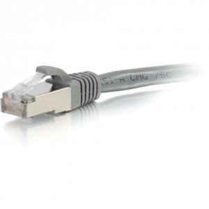 C2g 782 -9ft Cat6 Snagless Shielded (stp) Network Patch Cable - Gray -