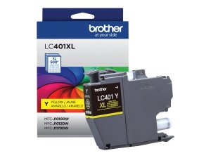 Original Brother LC401XLYS High Yield Yellow Ink Cartridge