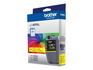 Original Brother LC401XLYS High Yield Yellow Ink Cartridge