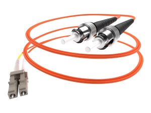 Unc FJ6LCST-15M 15 Meter Lc-st Om1 1gig Fiber Optic Cable, Orange, Ofn