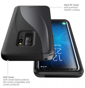 I G-S9P-LUNA-BLACK Not A Clunky Case, Slim Two Piece