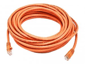 Monoprice ICX 94190035 Cat5e   Patch Cable_ 30ft Orange