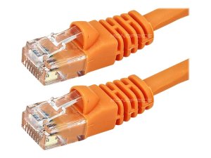 Monoprice ICX 94190035 Cat5e   Patch Cable_ 30ft Orange