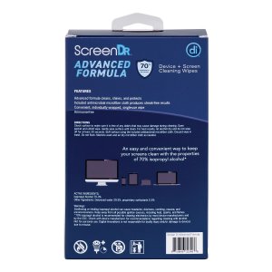 Allsop 32348 Screen Dr Wet Wipes W Microfib