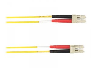 Black FOCMPSM-002M-LCLC-YL 2-m, Lc-lc, Single-mode,  Plenum, Yellow