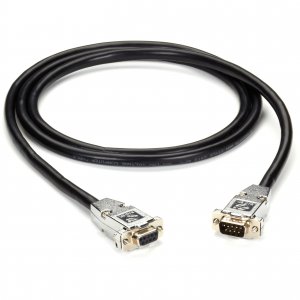 Black EDN12BLK-0005-MF Db9 Emirfi Cable With Black Jacket, M-f