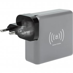 Manhattan 102452 4-in-1 Travel Wall Charger And Powerbank 8,000 Mah