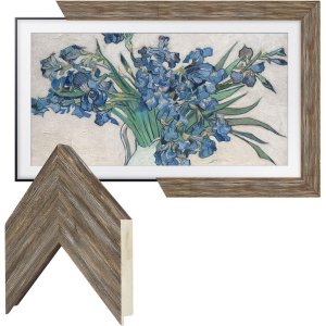 Frame FRM-SF-D4130-75 75in Distressed Barnwood Frame