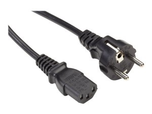 Black EPXR07-R2 European Power Cord 2m Iec320 To Cee77