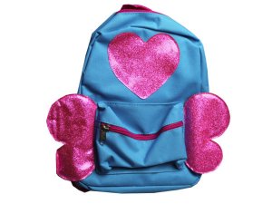 Bulk BJ404 Mini Wings With Heart Mini Backpack