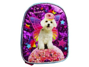 Bulk BJ405 Mini Wings With Flower Mini Backpack