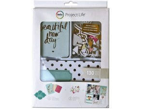 Bulk GR433 Becky Higgins Project Life 130 Piece Gold Foil Themed Craft