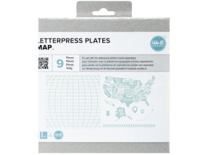 Bulk GR357 We-r 12 Piece Floral Themed Letterpress Plates