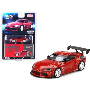 True MGT00265 Toyota Gr Supra Hks Renaissance Red With Carbon Accents 