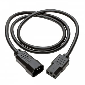 Tripp  , Standard Computer Power Extension Cord, 10a, 18awg (iec-320-c