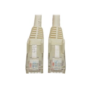 Tripp N201-006-WH 6ft Cat6 Snagless Molded Patch Cable Utp White Rj45 