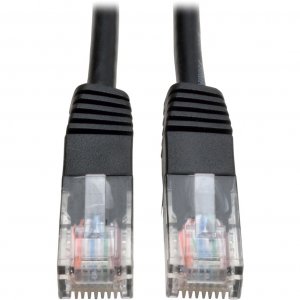 Tripp N002-012-BK 12ft Cat5e - Cat5 350mhz Molded Patch Cable Rj45 M-m