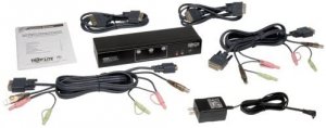 Tripp TB5230 , 2-port Dual Monitor Dvi Kvm Switch, Taa, Gsa With Audio