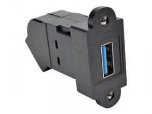 Tripp U325-000-KPA-BK Usb 3.0 Keystone Panel Mount Coupler Angled F-f 