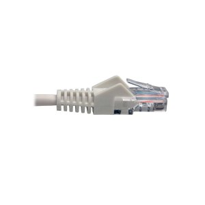 Tripp N001-005-WH 5ft Cat5 Cat5e Snagless Molded Patch Cable Utp White