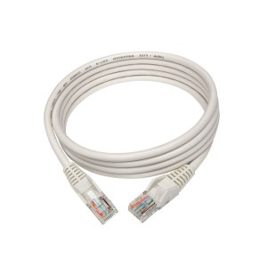 Tripp N001-005-WH 5ft Cat5 Cat5e Snagless Molded Patch Cable Utp White