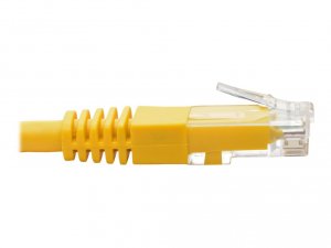 Tripp N200-002-YW 2ft Cat6 Gigabit Molded Patch Cable Rj45 M-m 550mhz 