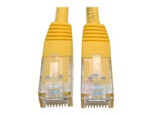 Tripp N200-002-YW 2ft Cat6 Gigabit Molded Patch Cable Rj45 M-m 550mhz 