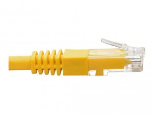 Tripp N200-002-YW 2ft Cat6 Gigabit Molded Patch Cable Rj45 M-m 550mhz 