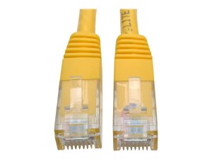 Tripp N200-002-YW 2ft Cat6 Gigabit Molded Patch Cable Rj45 M-m 550mhz 