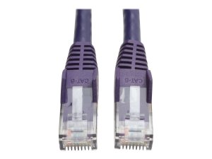 Tripp N201-005-PU 5ft Cat6 Gigabit Snagless Molded Patch Cable Rj45 M-