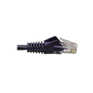 Tripp N001-003-PU 3ft Cat5 Cat5e Snagless Molded Patch Cable Utp Purpl