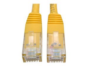 Tripp N200-005-YW 5ft Cat6 Gigabit Molded Patch Cable Rj45 M-m 550mhz 