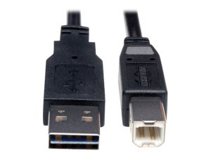 Tripp UR022-010 10ft Usb 2.0 High Speed Cable Reverisble A To B M-m - 