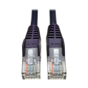 Tripp N001-025-PU 25ft Cat5 Cat5e Snagless Molded Patch Cable Utp Purp