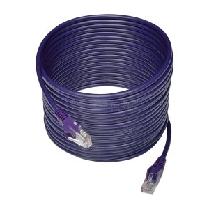 Tripp N001-025-PU 25ft Cat5 Cat5e Snagless Molded Patch Cable Utp Purp