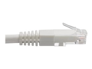 Tripp N200-002-WH 2ft Cat6 Gigabit Molded Patch Cable Rj45 M-m 550mhz 