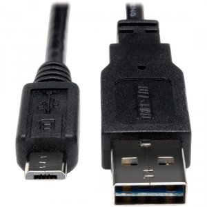 Tripp UR050-010 10ft Usb 2.0 High Speed Cable Reversible A To 5pin Mic