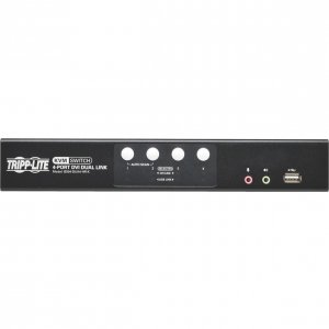 Tripp B004-DUA4-HR-K , 4-port Dvi Dual-link, Usb Kvm Switch With Audio