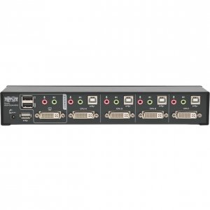 Tripp B004-DUA4-HR-K , 4-port Dvi Dual-link, Usb Kvm Switch With Audio