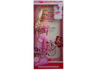 Bulk GE566 11quot; Long Braided Hair Fashion Doll