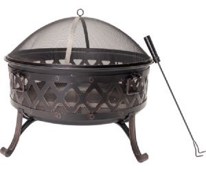 Gardman 400339 Fire Pit Round  29.5x24.8'