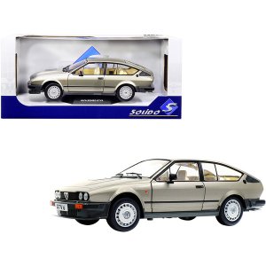 Solido S1802304 1984 Alfa Romeo Gtv6 Nickel Silver Metallic 118 Diecas