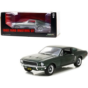 Greenlight 84038 1968 Ford Mustang Gt Fastback Highland Green Metallic