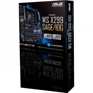 Asus WS X299 SAGE/10G Mb Ws X299 Sage 10g X299 8dimm 128gb Ddr4 Retail