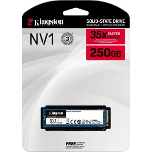 Kingston SNVS/250GBK Ssd Snvs 250gbk 250gb Nv1 Nvme Pcie M.2 2280 Bulk