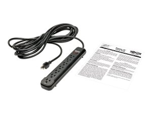 Tripp PS725B Power Strip 7 Outlet Nema 5-15r Ac 25feet  Cord 5-15p Bla