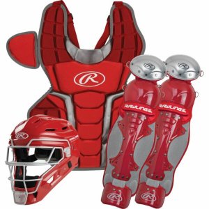 Rawlings R2CSI-S/SIL Renegade Catchers Set Ages 12-15 Scarlet-silver